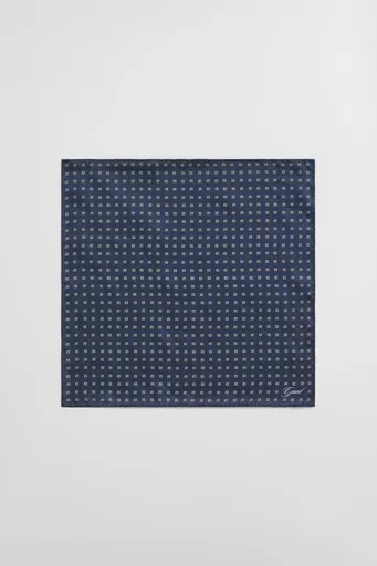 KAPESNÍČEK DO SAKA GANT FOULARD PRINT POCKET SQUARE MARINE