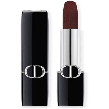 DIOR Rouge Dior Balm hydratační balzám na rty plnitelný odstín 001 Diormidnight 3,2 g