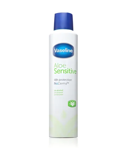 Vaseline Aloe Sensitive antiperspirant ve spreji 250 ml