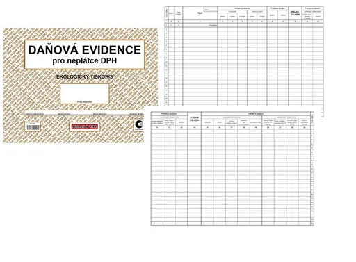 Tiskopis Daňová evidence pro neplátce DPH BALOUŠEK