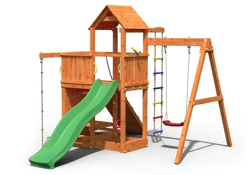 Detské ihrisko Marimex Play 009 + zelená šmykľavka