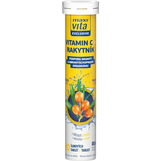 VITAR MAXI VITA EXCLUSIVE VITAMIN C + RAKYTNÍK 20TBL. EFF Doplněk stravy, , velikost