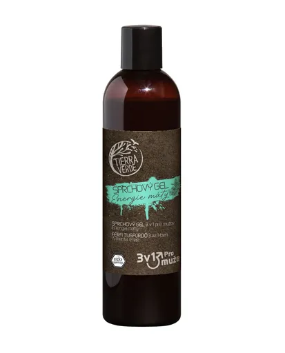 Tierra Verde Sprchový gel pro muže 3v1 Energie máty 300 ml
