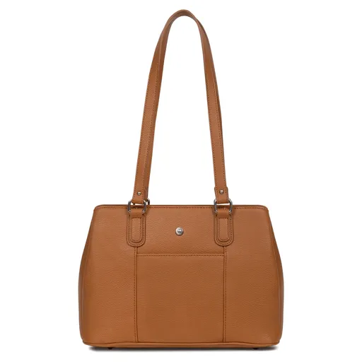 Dámská elegantní kabelka Hexagona Kalana - hnědá