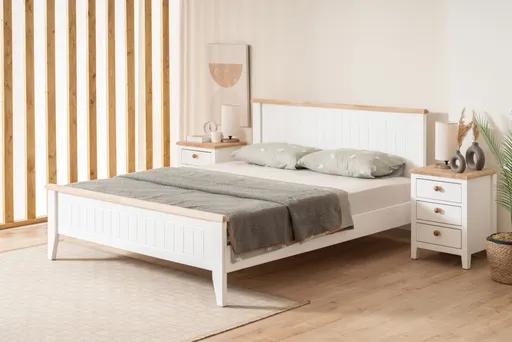 Rám dvoulůžkové postele Uren Modern Country - 160 x 200