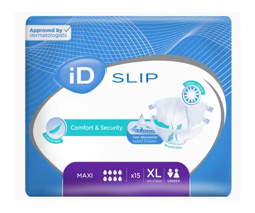 iD Slip X-Large Maxi plenkové kalhotky s lepítky 15 ks