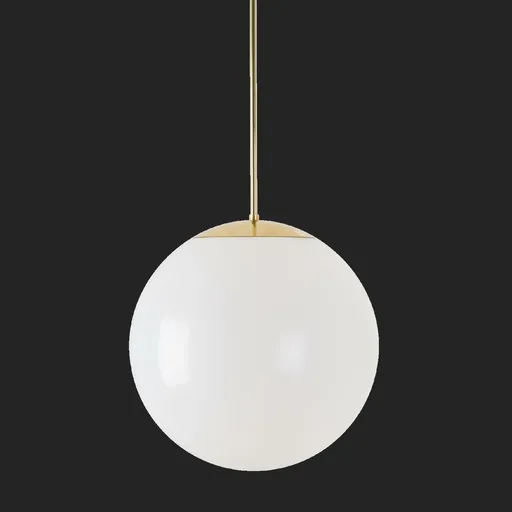 OSMONT ISI62925 ISIS P3 HP závěsné plastové svítidlo mosaz leštěná / bílá IP40 4000 K 52W LED DALI