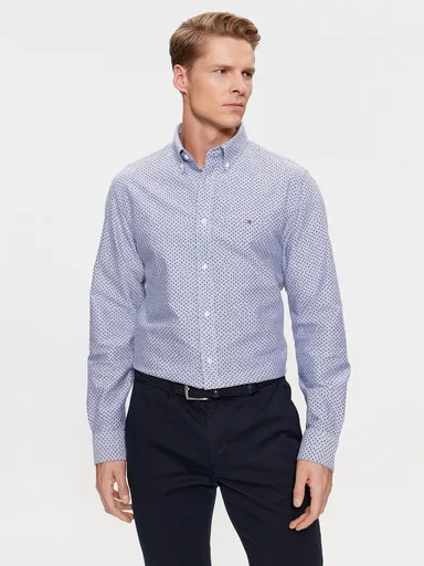 Tommy Hilfiger pánská modrá košile MW0MW32897 M