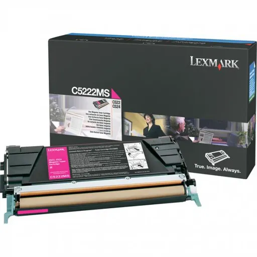 LEXMARK C5222MS - originální toner, purpurový, 3000 stran
