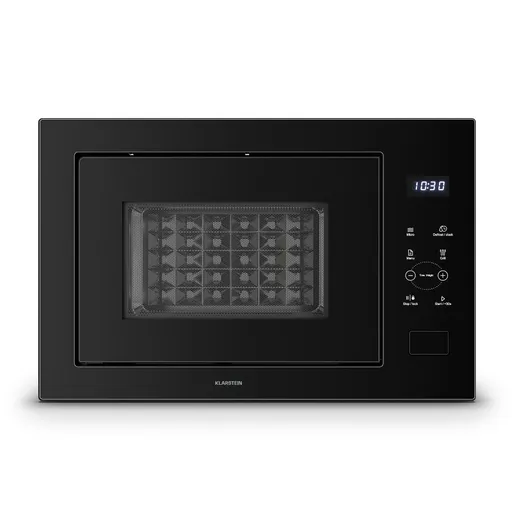 Klarstein Vestavná mikrovlnná trouba s grilem | 1200 W gril | 850 W mikrovlnná trouba | 60 cm