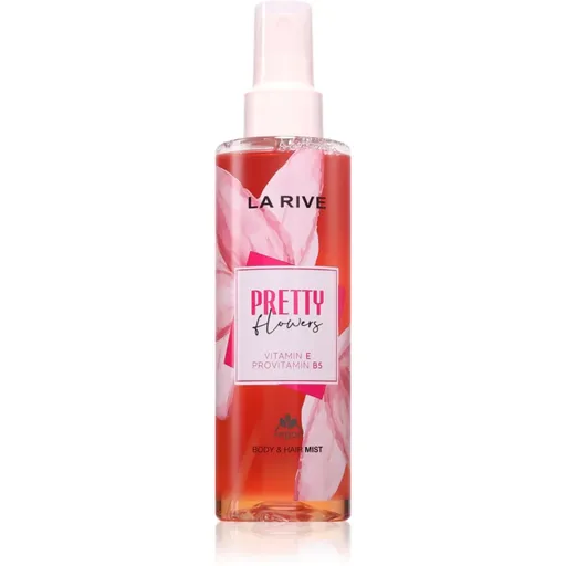 La Rive Pretty Flowers Body & Hair Mist parfémovaný sprej na tělo a vlasy pro ženy 200 ml