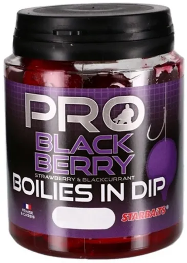 Starbaits Boilies v dipu Pro Black Berry 150g,Starbaits Boilies v dipu Pro Black Berry 150g
