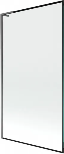 MEXEN/S Next L vanová zástěna FIX 100 x 150, černá vzor, grafit metal 895-100-000-03-70-95