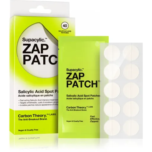 Carbon Theory Zap Patch náplasti na problematickou pleť proti akné 40 ks