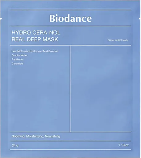 Biodance Hloubkově hydratační pleťová maska Hydro Cera-nol (Real Deep Mask) 34 g