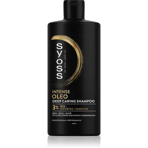 Syoss Intense Oleo šampon pro lesk a hebkost vlasů 440 ml