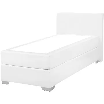 BELIANI ekokůže bílá 90 × 200 cm PRESIDENT  (beliani_162972)