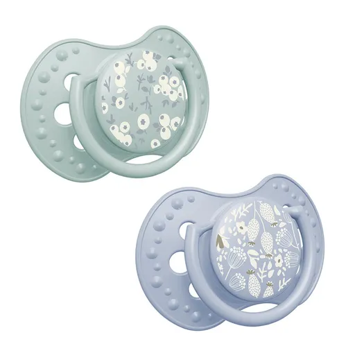 LOVI Dudlík silikonový dynamický BLOSSOM 3-6m 2 ks kluk