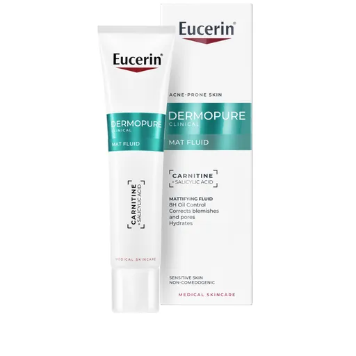 Eucerin Zmatňující fluid pro problematickou pleť DermoPure Clinical (Mat Fluid) 40 ml