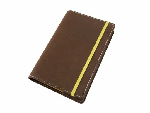 Kožený obal na diář Moleskine L 21 x 13 cm - kůže hnědá Nubuk