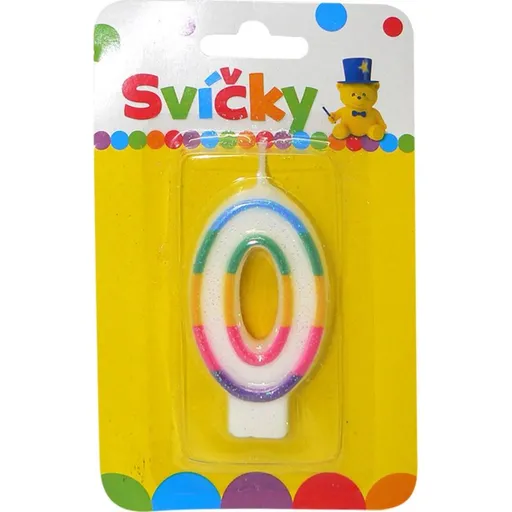 Svíčka na dort číslo 0