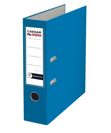 Pořadač A4 8cm pákový PP Imperator Rado světle modrý prstokroužek bez lišt