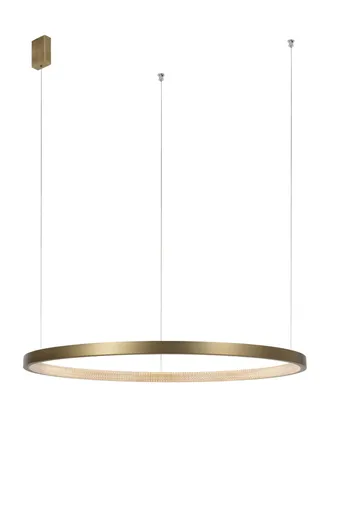 Nova Luce Elegantní závěsné LED svítidlo Vegas v luxusním zlatavém designu - 35 W LED, 1900 lm, pr. 1080 mm NV 86016805