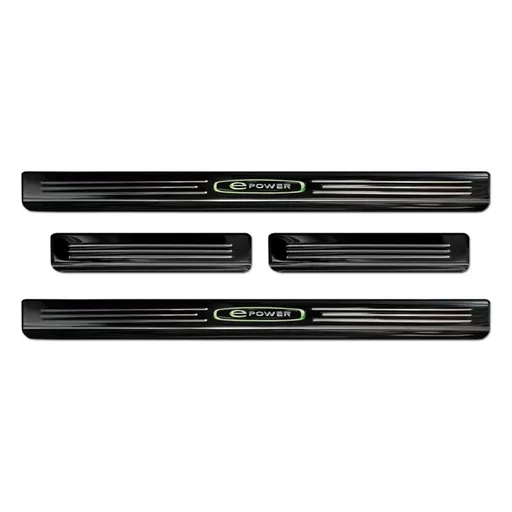 Prahové lišty Ford Mustang Mach-E 2020- (tmavé, lesklé)