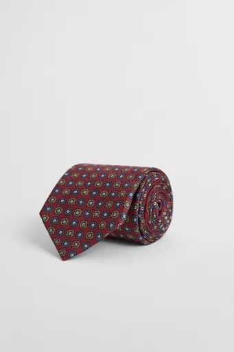 KRAVATA GANT FOULARD PRINT TIE PLUMPED RED