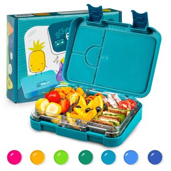 Klarstein Junior Lunchbox, 6 přihrádek, 21,3 x 15 x 4,5 cm (Š x V x H), bez BPA