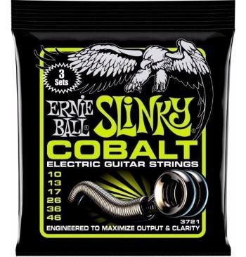 Ernie Ball 3721 Slinky Cobalt 3-Pack Struny pro elektrickou kytaru