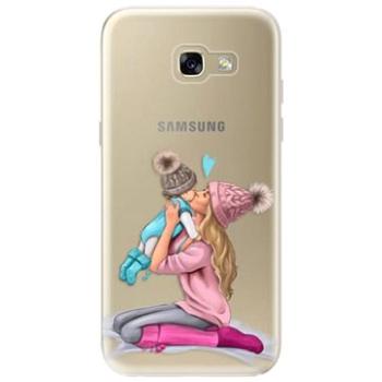 iSaprio Kissing Mom - Blond and Boy pro Samsung Galaxy A5 (2017) (kmbloboy-TPU2_A5-2017)