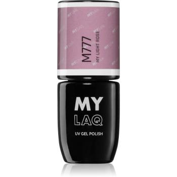 MYLAQ UV Gel Polish gelový lak na nehty odstín My Light Rose 5 ml