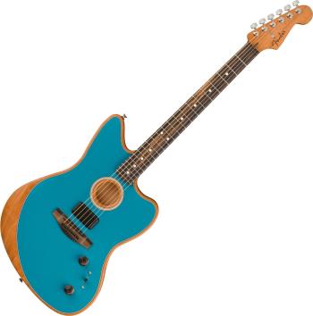 Fender American Acoustasonic Jazzmaster Ocean Turquoise Elektroakustická kytara