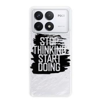 Odolné silikonové pouzdro iSaprio - Start Doing - black - Poco F6 Pro