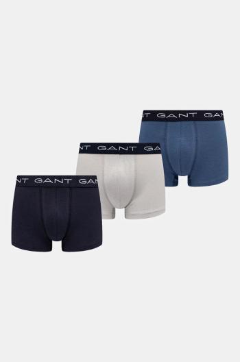 Boxerky Gant 3-pack pánské, šedá barva, 902433003