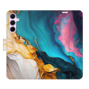 Flipové pouzdro iSaprio - Colourful Marble - Samsung Galaxy A55 5G