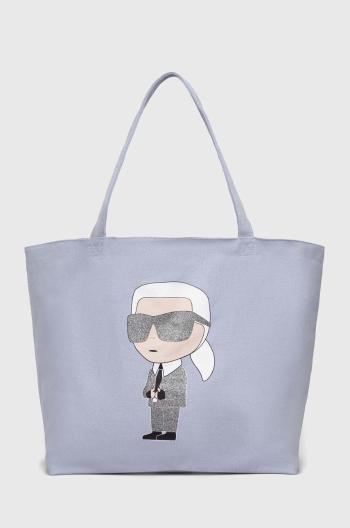 Bavlněná kabelka Karl Lagerfeld