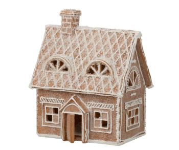 Vánoční perníková chaloupka s Led světýlky Gingerbread House - 17*14*22cm 26604