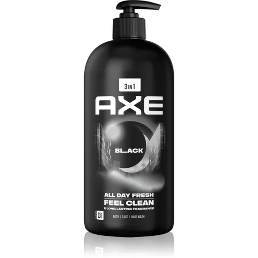 Axe Black sprchový gel na obličej, tělo a vlasy 900 ml