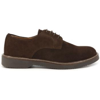 Duca Di Morrone  Alessio - Suede Brown  Nízka obuv do mesta Hnedá