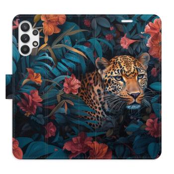 Flipové pouzdro iSaprio - Flower Jaguar 02 - Samsung Galaxy A32 5G