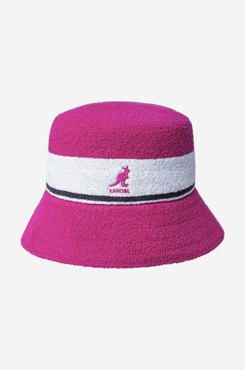 Klobouk Kangol Bermuda Bucket růžová barva, K3326ST.PINK-ELCTRC.PNK