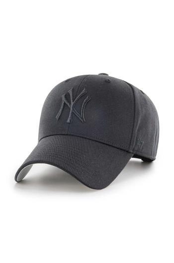 Kšiltovka 47 brand MLB New York Yankees černá barva, s aplikací, B-RAC17CTP-BKA