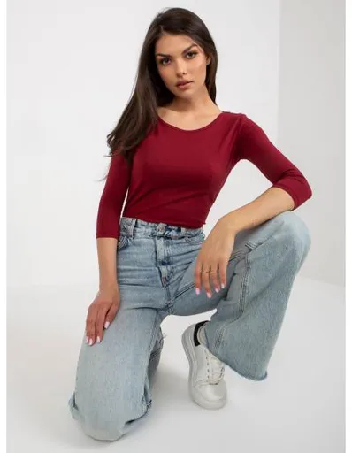 Dámská halenka Mona BASIC FEEL GOOD bordó