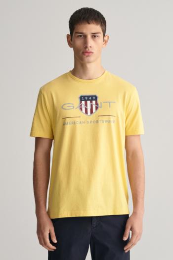 TRIČKO GANT REG ARCHIVE SHIELD SS T-SHIRT DUSTY YELLOW