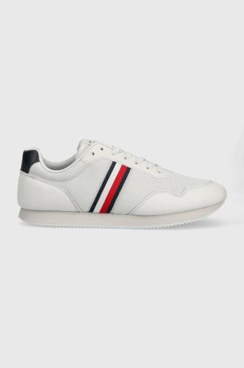 Sneakers boty Tommy Hilfiger CORE LO RUNNER bílá barva, FM0FM04504