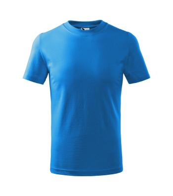 MALFINI Dětské tričko Basic - Jasně modrá | 110 cm (4 roky)