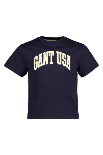 TRIČKO GANT RELAXED GANT USA SS T-SHIRT EVENING BLUE