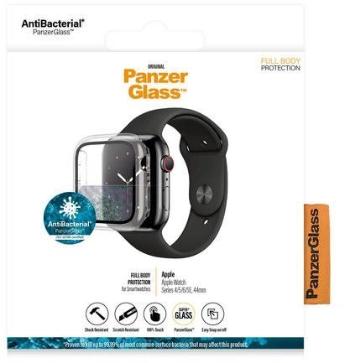 Üvegfólia PanzerGlass Full Protection Apple Watch 4 / 5 / 6 / SE üvegfólia - 44mm, átlátszó keret